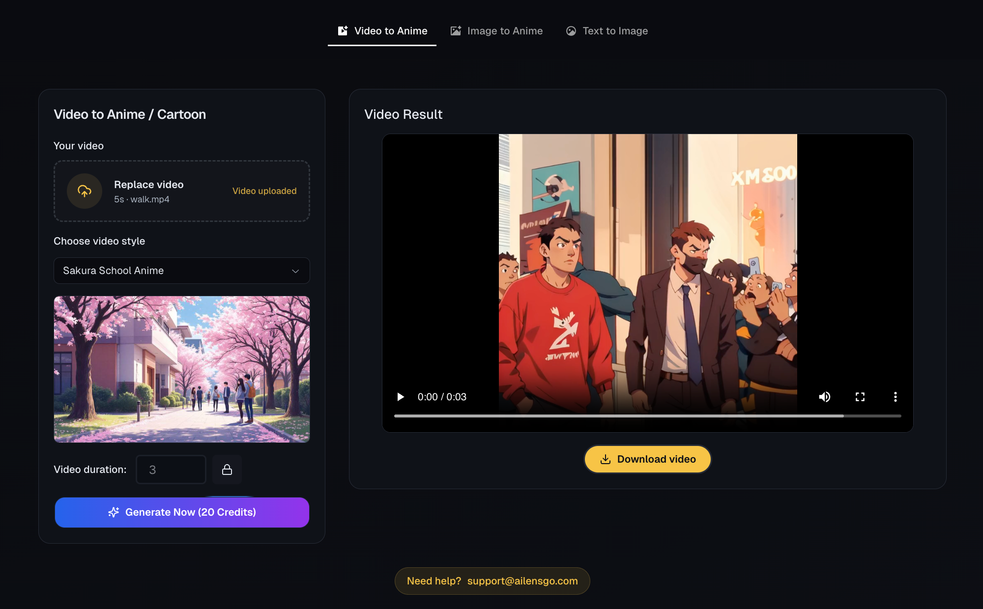 影片秒變動漫＆卡通